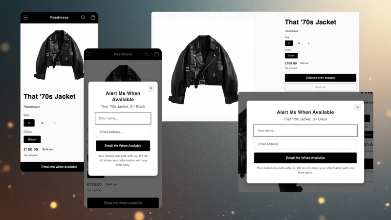 RMS Preorder & Back in Stock