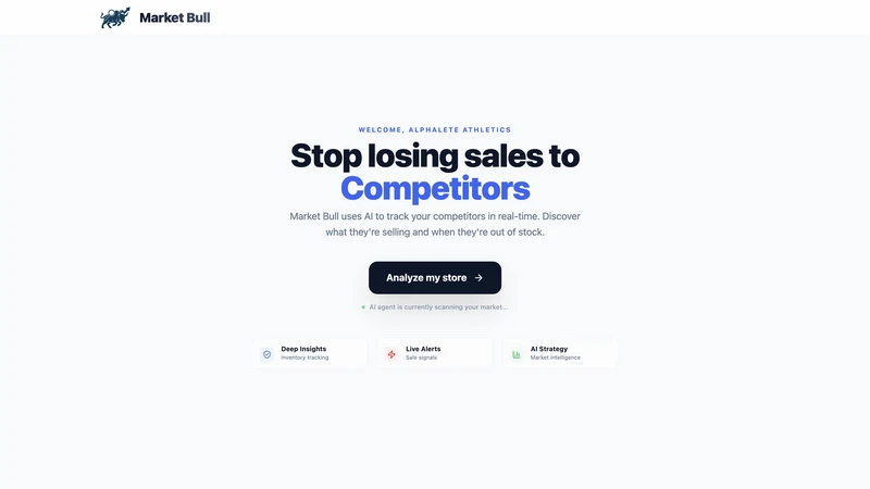 MarketBull: Competitor Monitor