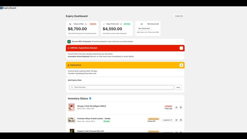 ExpiryGuard: Expiry Tracker