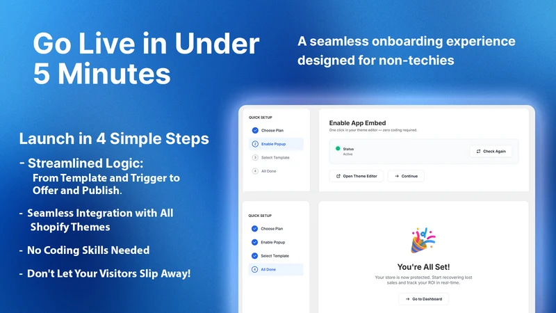 Easy Popups on Exit Intent
