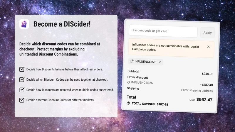 DIScide ‑ Discount Validation