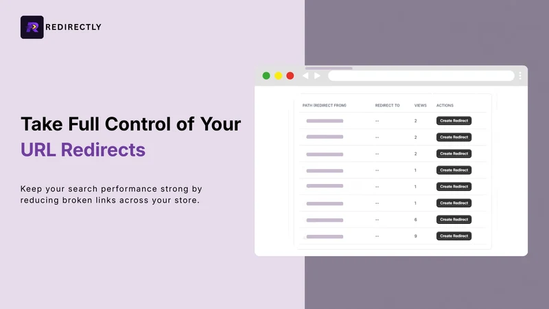 Redirectly – SEO 404 Redirects