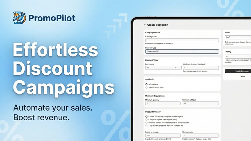 PromoPilot: Discount Campaigns