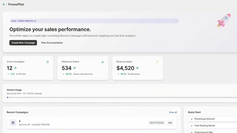 PromoPilot: Discount Campaigns