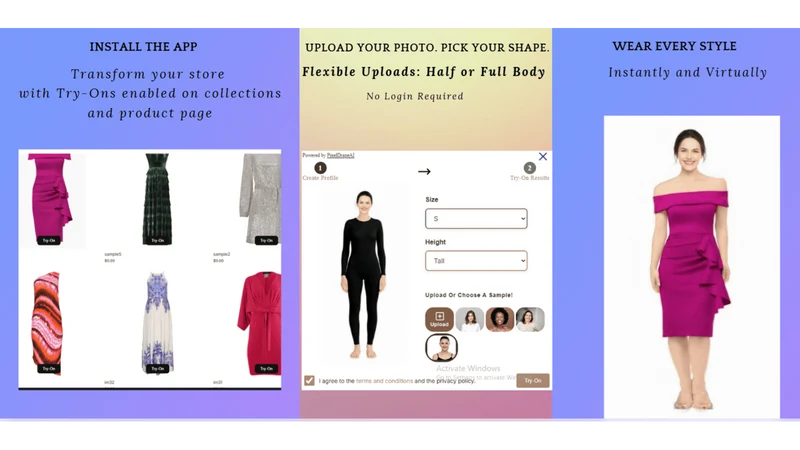 PixelDrapeAI ‑ Virtual Try‑On