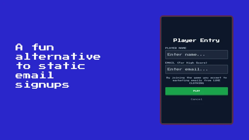 Boostify Game Email Signup