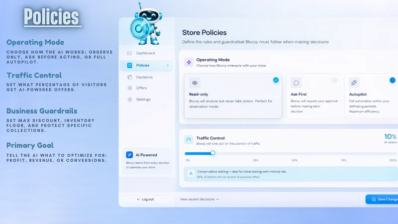 Blocsy ‑ AI Store Manager