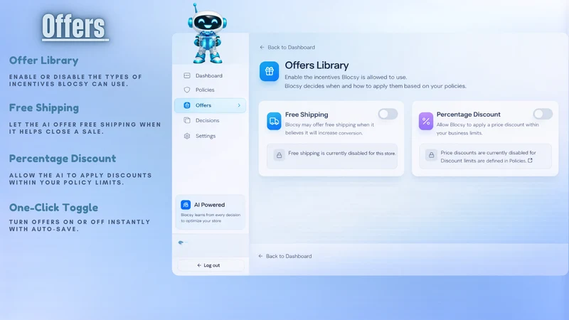 Blocsy ‑ AI Store Manager
