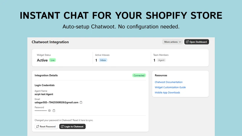 ChatFlow‑AI Live Chat & Inbox