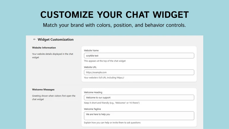 ChatFlow‑AI Live Chat & Inbox