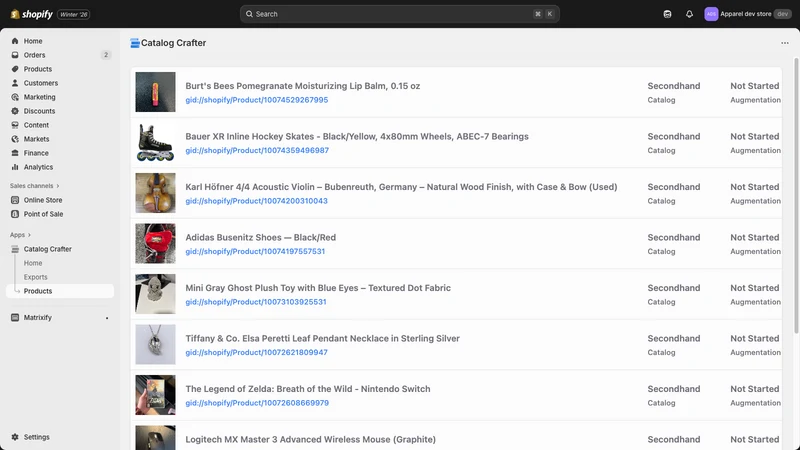 Catalog Crafter
