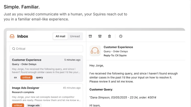 Squire: AI Helpdesk & Chat