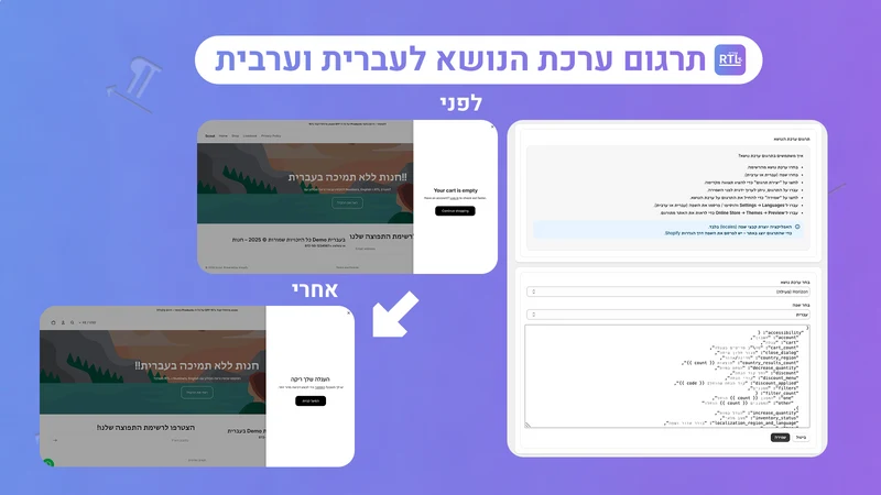 RTL Tools: العربية / עברית