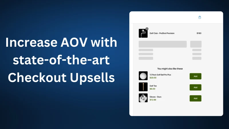 SmartUpsell: Checkout and more