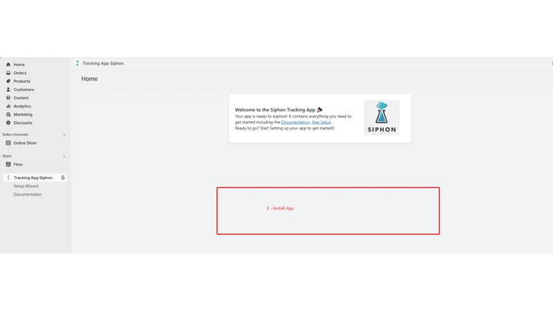 Tracking App Siphon