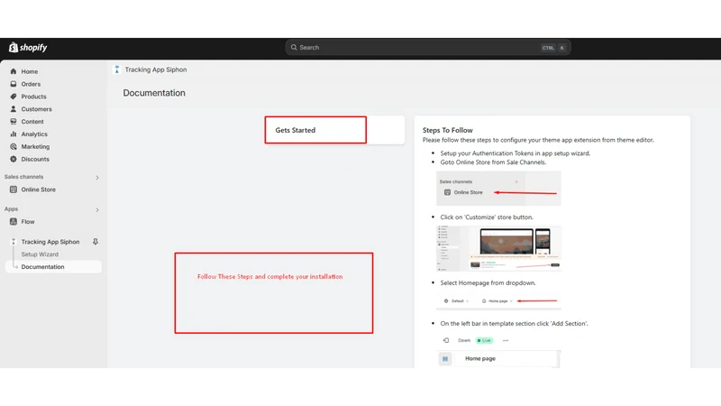 Tracking App Siphon