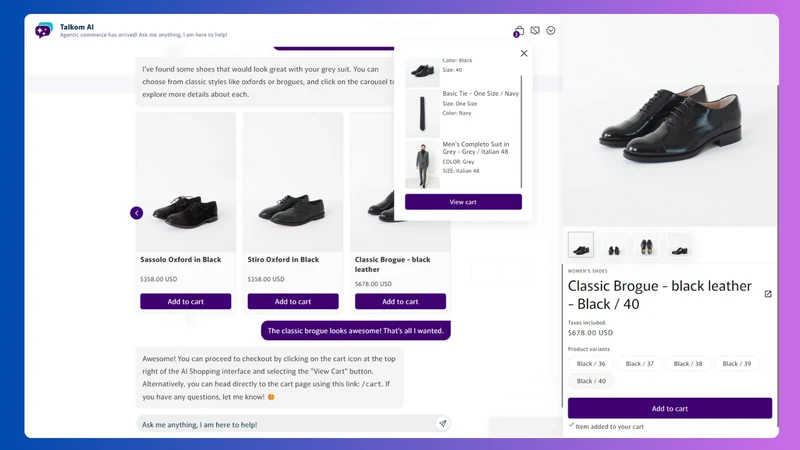 Talkom AI Assistant & Search