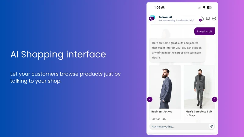 Talkom AI Assistant & Search