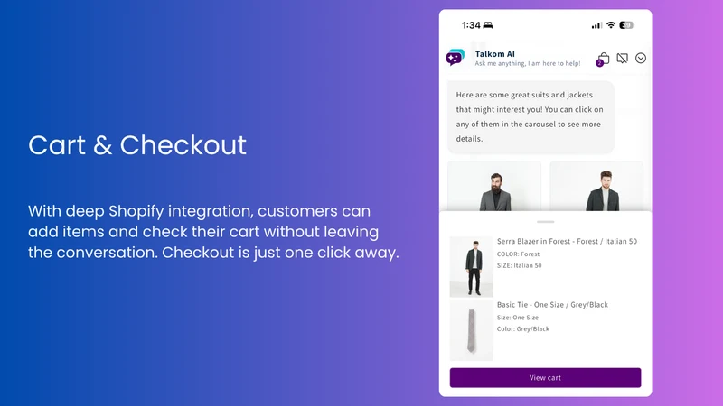 Talkom AI Assistant & Search
