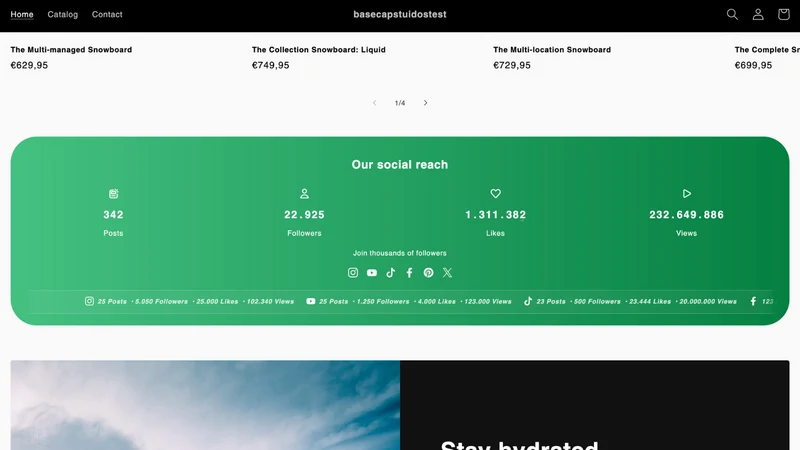Social Media Live Counter