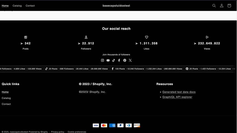Social Media Live Counter