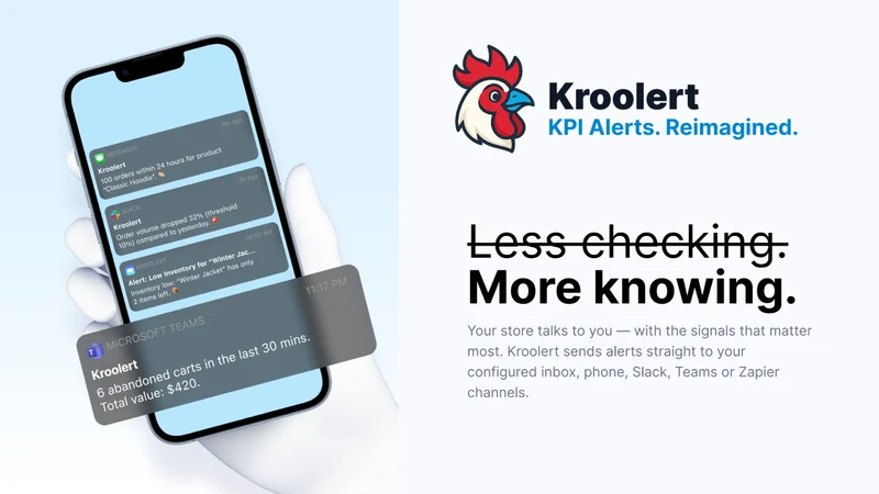 Kroolert: KPI‑Alerting