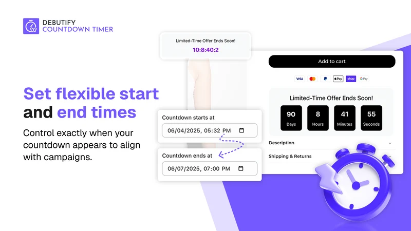 DB Urgency Countdown Timer