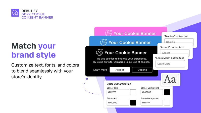 DB GDPR Cookie Consent Banner