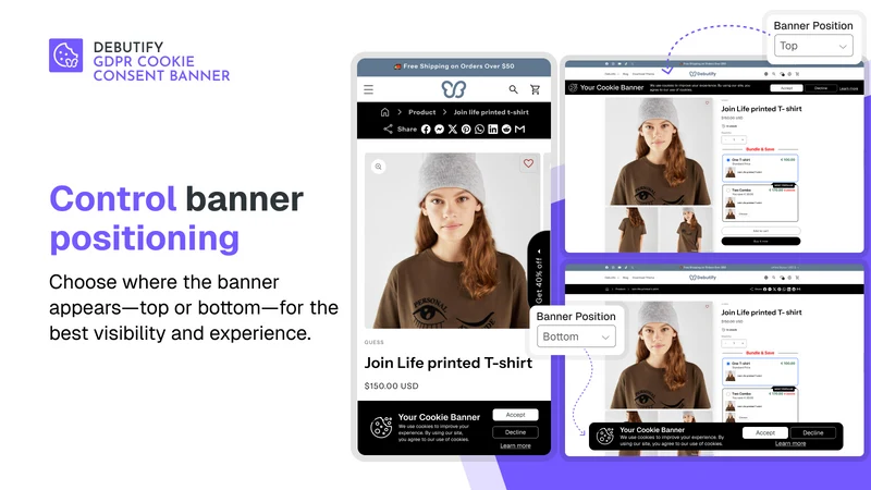 DB GDPR Cookie Consent Banner
