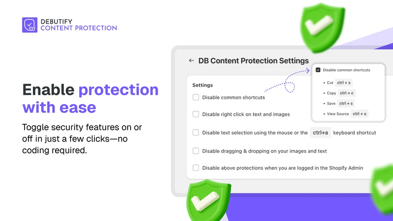 DB Content Protection