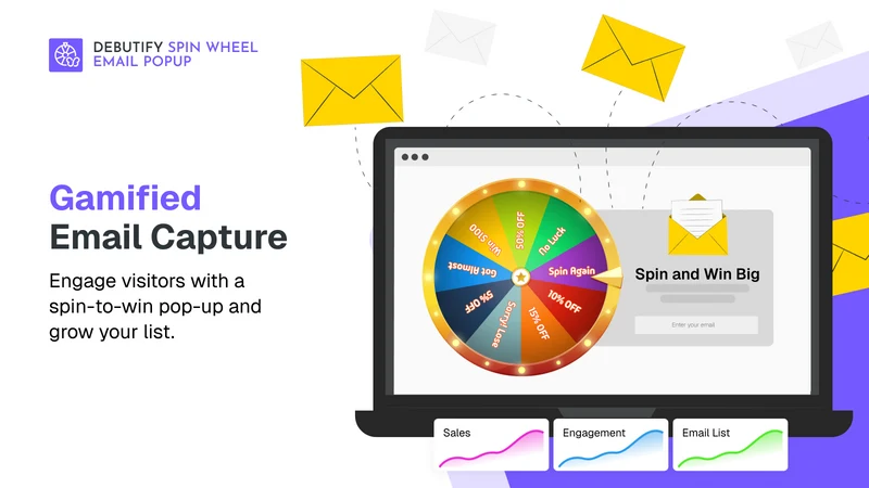 DB Spin Wheel Email Pop Up