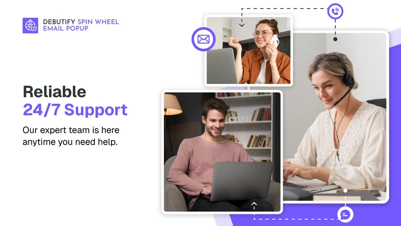 DB Spin Wheel Email Pop Up