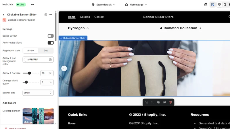 Clickable Banner Slider ‑ CB