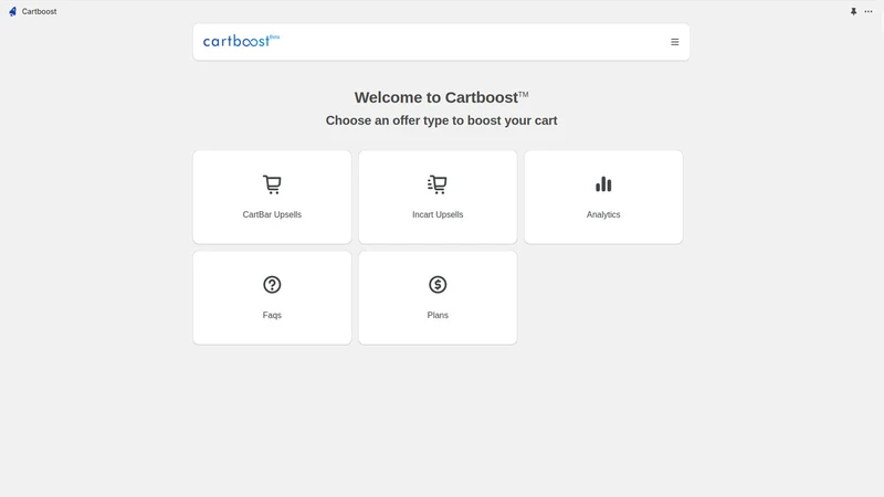 Cartboost ‑ Cart Upselling