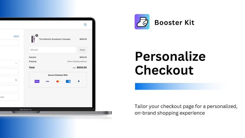 Booster Kit: Checkout Upsell