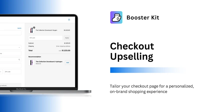 Booster Kit: Checkout Upsell