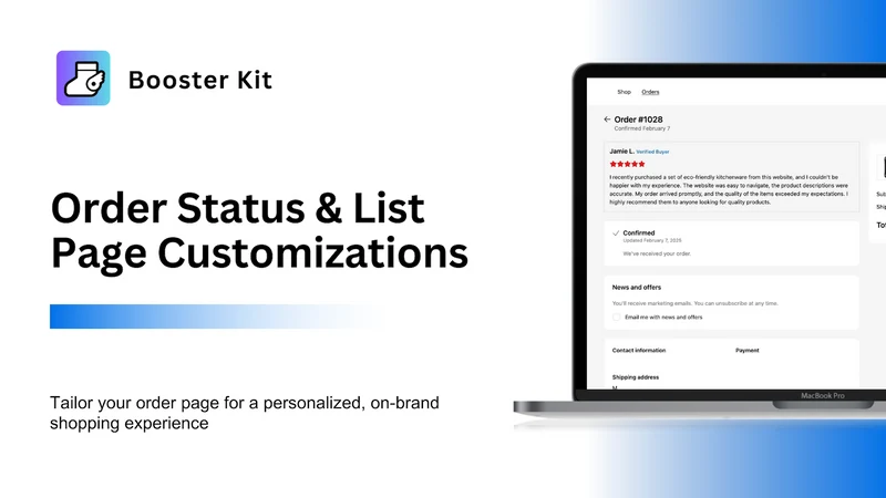 Booster Kit: Checkout Upsell
