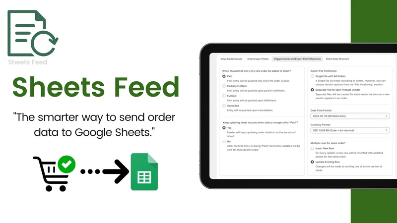 Sheets Feed ‑ Ultimate