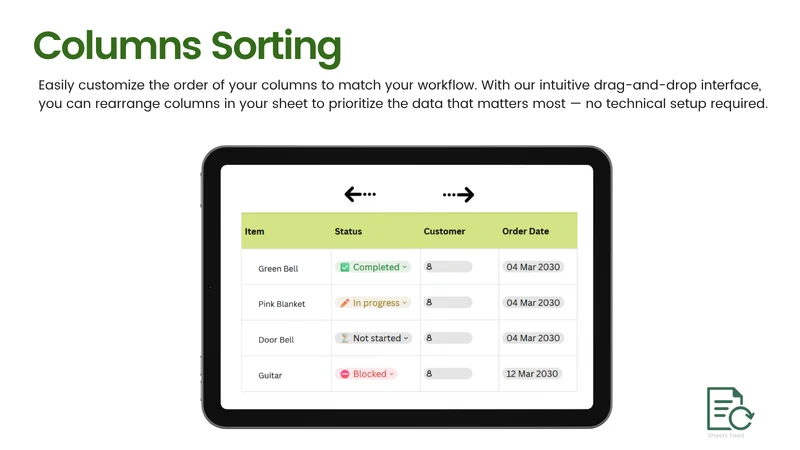 Sheets Feed ‑ Ultimate