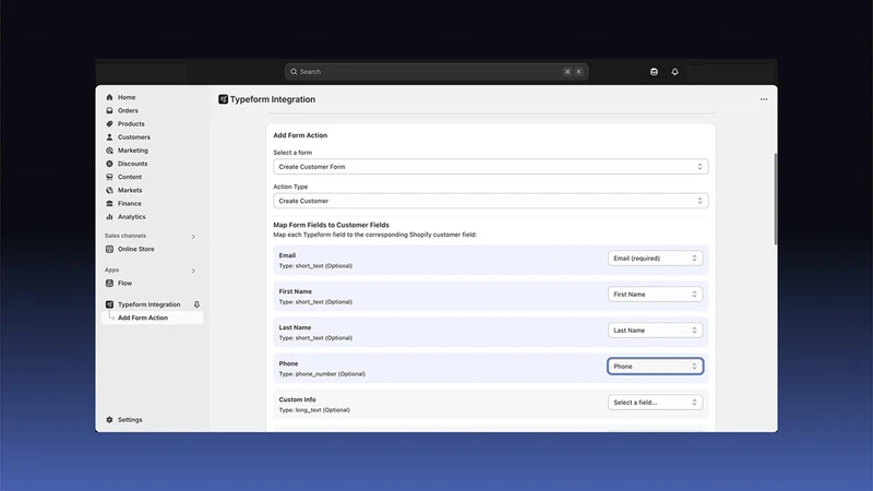 Typeify: Typeform Integration