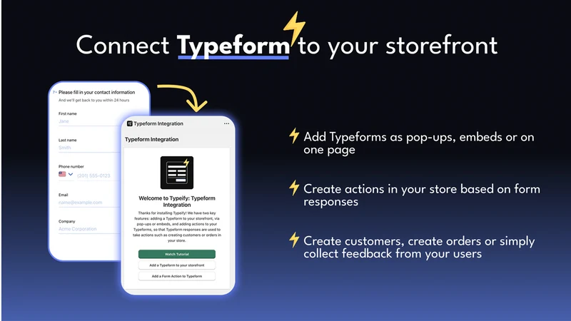 Typeify: Typeform Integration