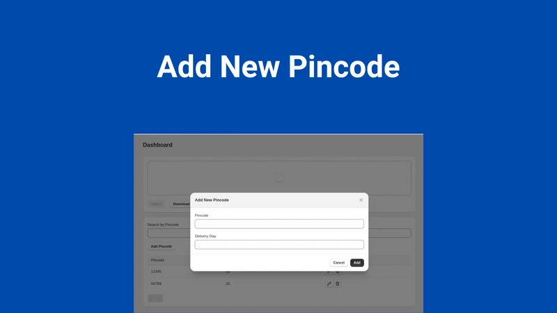 GM Pincode Validator