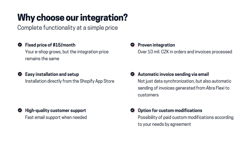Abra Flexi • Integration