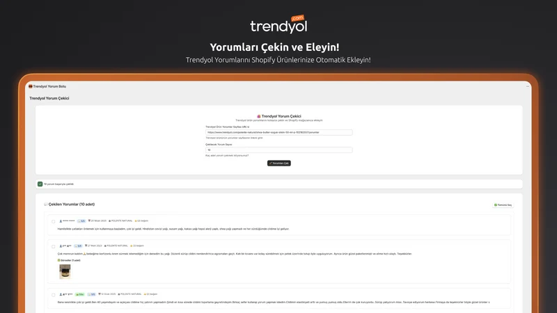 Trendyol Review Bot