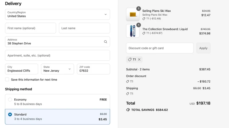 Sensible Discounts