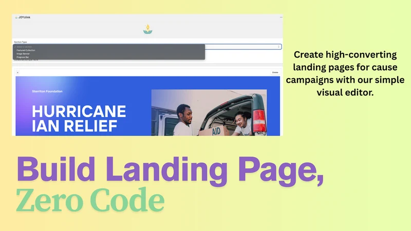 JOYzlink: Donate & Collaborate