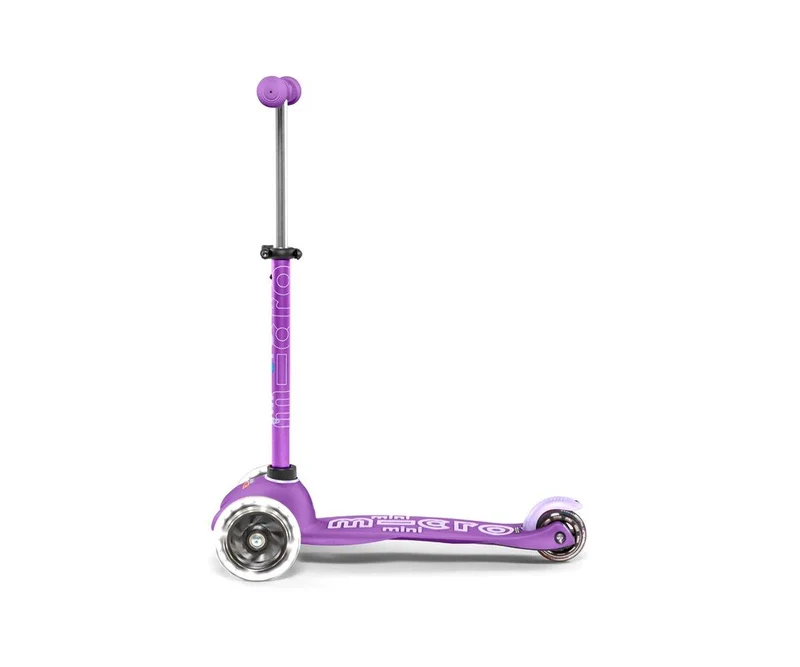 Patinete Mini Micro Deluxe Lila Led Micro