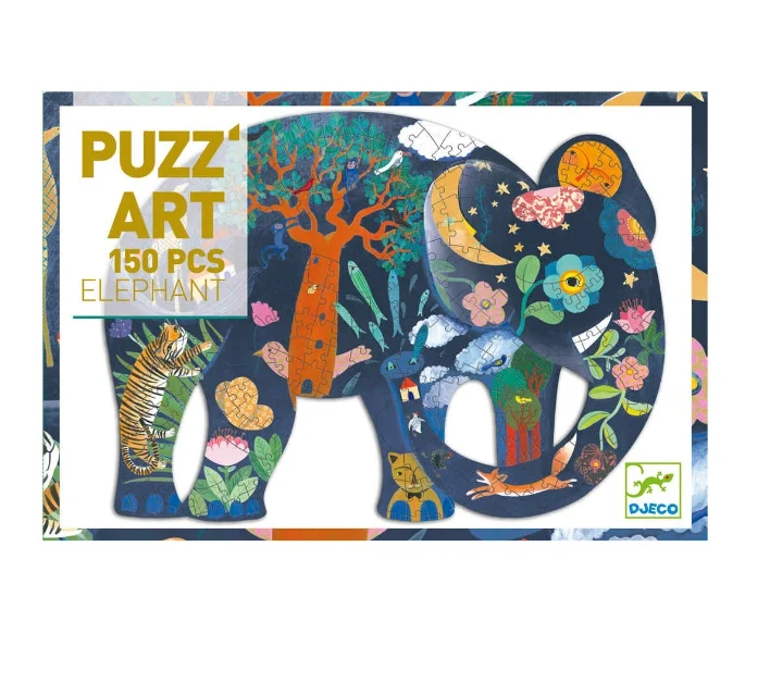 Puzzle Art Elefante - Djeco