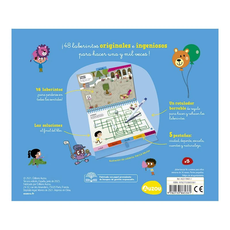 Busca y encuentra 48 laberintos para hacer una y mil veces