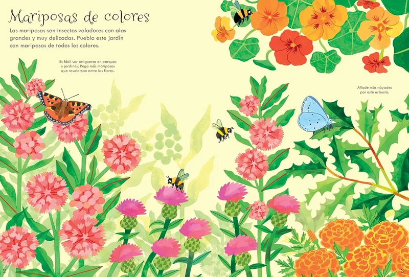 Mi pequeño libro de pegatinas - Mariposas